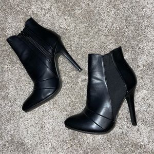 Black Heeled Booties